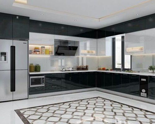 Mẫu tủ bếp - M008